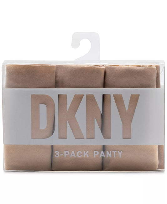 DKNY Women's 3-Piece Litewear Cut Anywear Hipster Underwear in the Glow