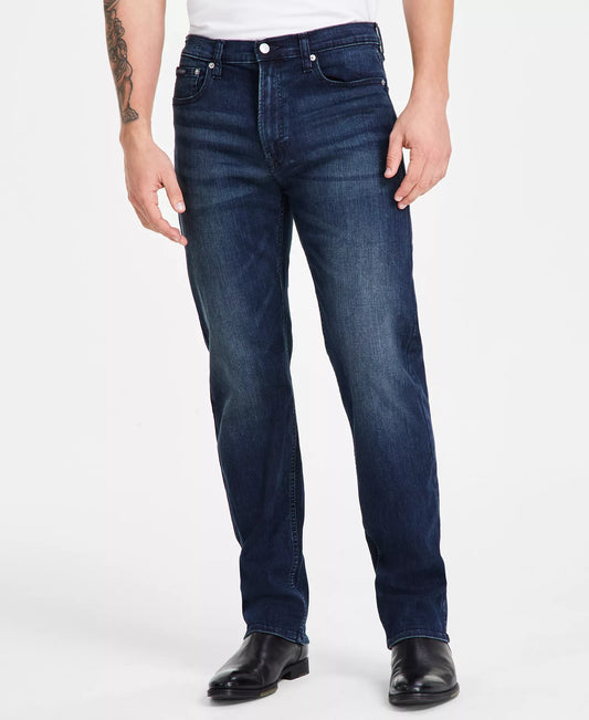 Calvin Klein Men's Straight Fit Jeans Boston Blue
