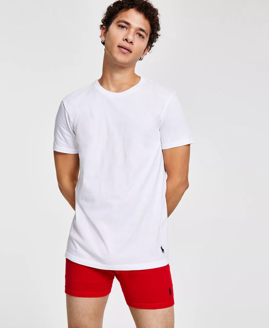 Polo Ralph Lauren Men’s 3-Pack Classic Undershirts in White