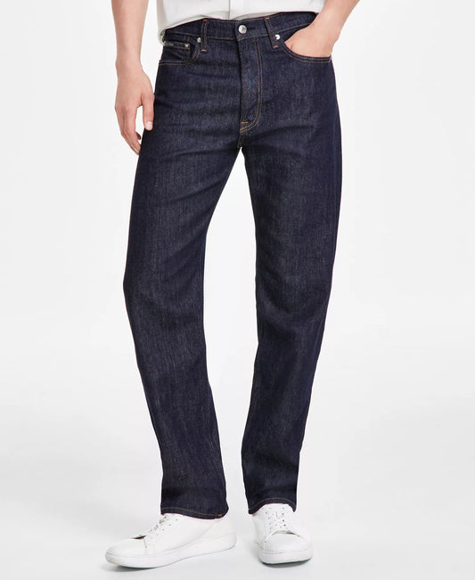 Calvin Klein Men's Straight Fit Jeans – Blue Rinse Edition
