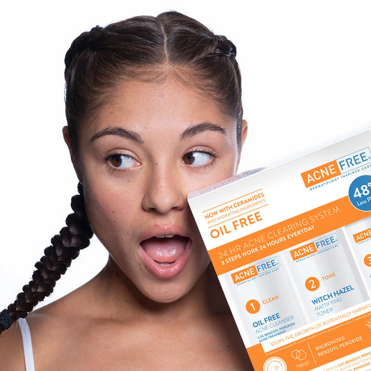 Acne Free NEW! Oil Free 24 HR Acne Clearing System 3PC Kit