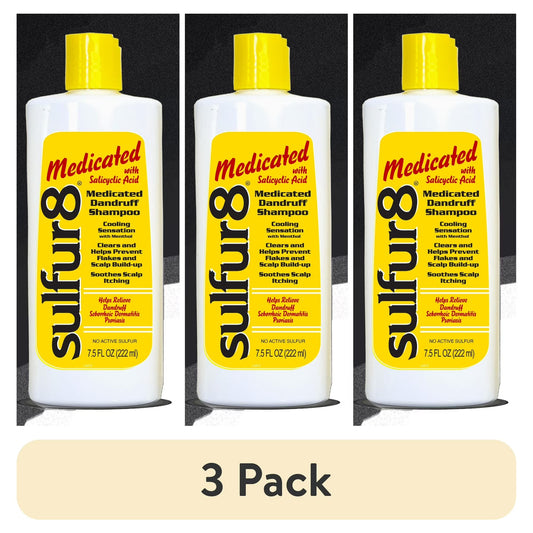 (3 pack) Sulfur8 Medicated with Salicylic Acid 7.5 oz.