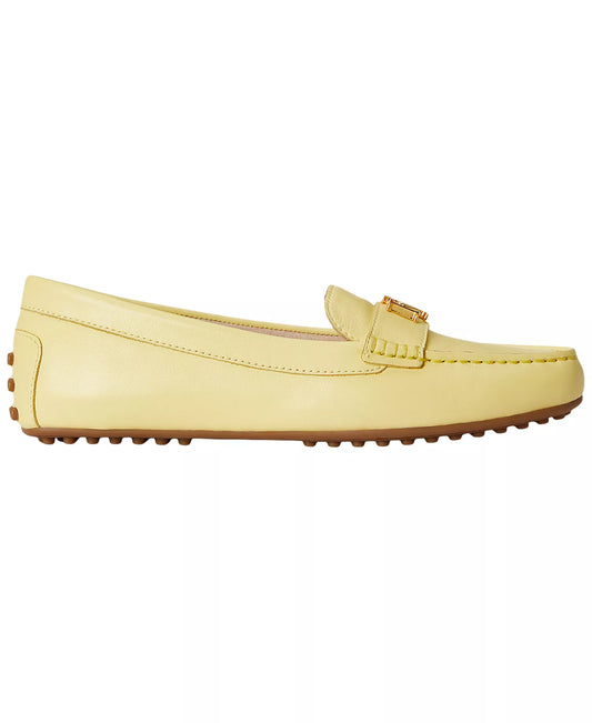 Lauren Ralph Lauren Barnsbury Nappa Round Toe Loafer in Lemon Sorbet