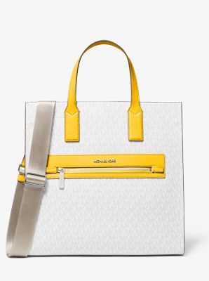 Michael Kors Kenly Large Signature Logo Tape Tote Bag