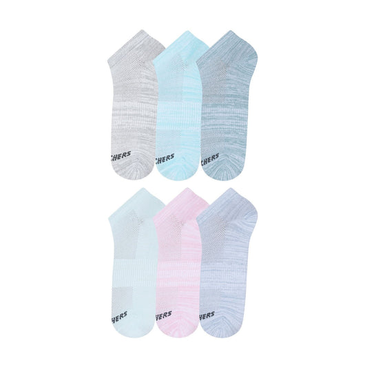 Skechers Women's 6-Pack Super Soft Low-Cut Sock | Color Pack