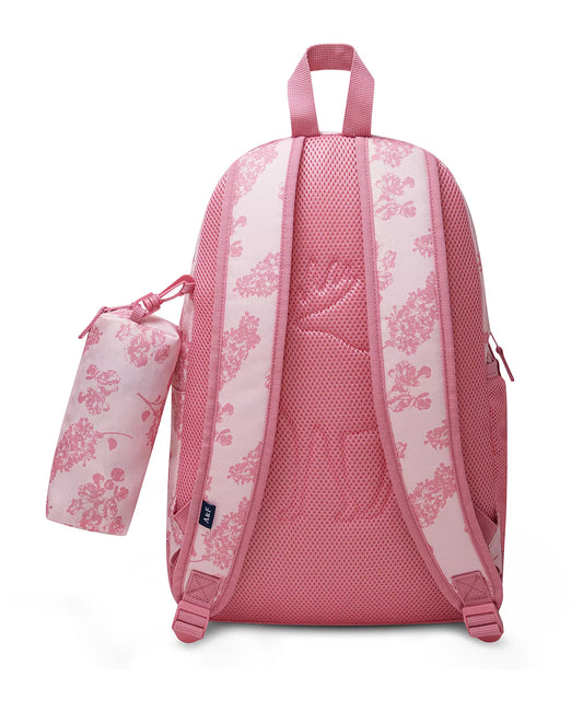 Abercrombie Kids Boys' and Girls' Pencil Bag and Backpack (in Summer Blooms Pink)