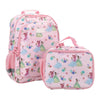 Bioworld Kids Licensed 16" Backpack & Lunch Set Princess