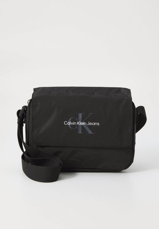 Calvin Klein Sport Essentials Flap Crossbody Bag in Black