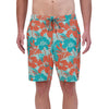 ZeroXposur Men's Swim Trunk in Orange