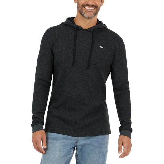Quiksilver Men's Textured Hoodie in Black