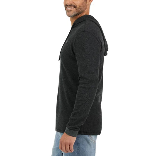 Quiksilver Men's Textured Hoodie in Black