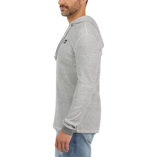 Quiksilver Men's Textured Hoodie in Gray