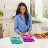 Bentgo Fresh Lunch Box Containers (2-Pack) in Purple