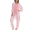 Flora Nikrooz Women's 3-Piece PJ Set in Pink