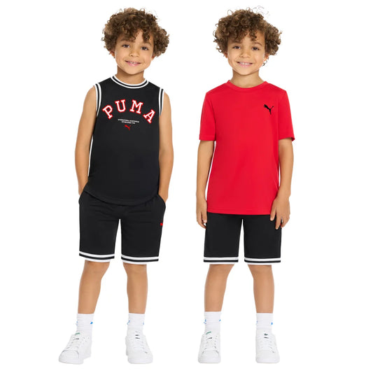 PUMA Kids 3‑Piece Active Set (in Black)