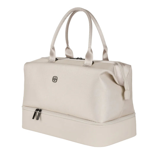 Swissgear Weekender Tote Travel Bag in Cream