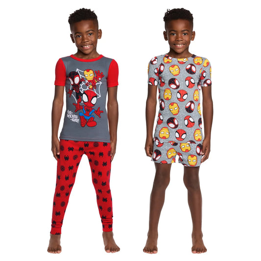 Character Kids' 4-piece Pajama Set - Spider-Man