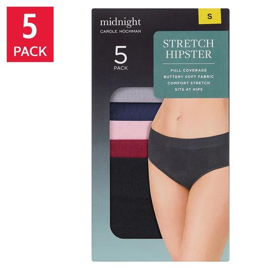 Carole Hochman Midnight Women's Hipster (5-pack)