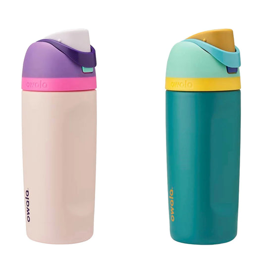 Owala FreeSip Stainless Steel Water Bottles – 473 mL (16 oz) 2-Pack