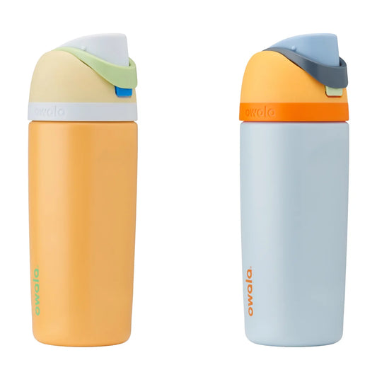 Owala FreeSip Stainless Steel Water Bottles – 473 mL (16 oz) 2-Pack