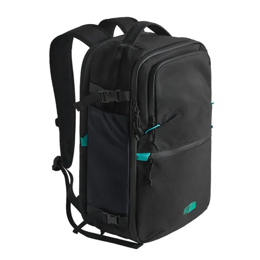 Bagsmart Faro 29L Travel Backpack with Expandable Water Bottle Sling Set (Black)