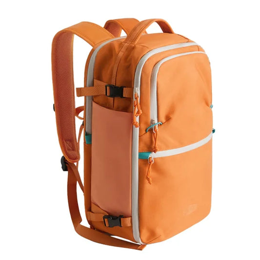 Bagsmart Faro 29L Travel Backpack with Expandable Water Bottle Sling Set (Orange)