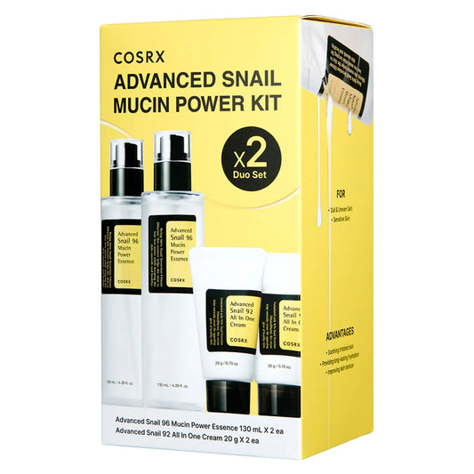 COSRX Advanced Snail 96 Mucin Power Essence & Advanced Snail 92 All In One Cream Bundle