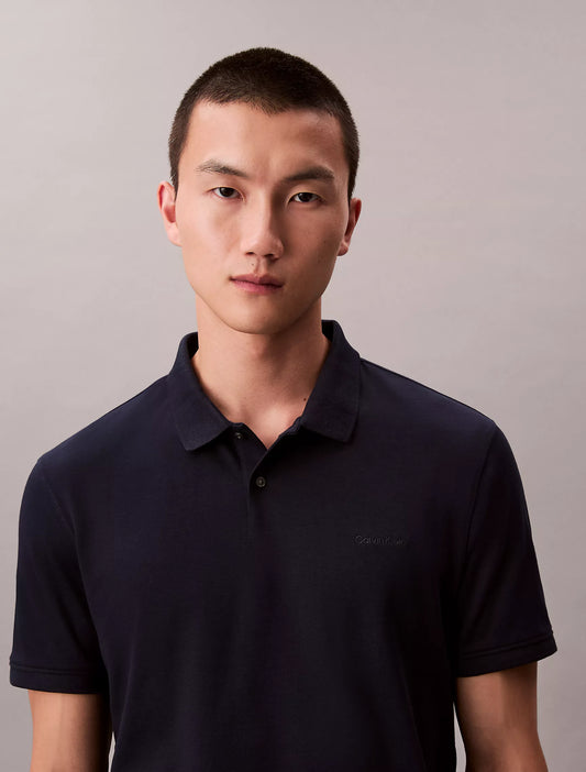 Calvin Klein Liquid Touch Polo Shirt | Dark Sapphire