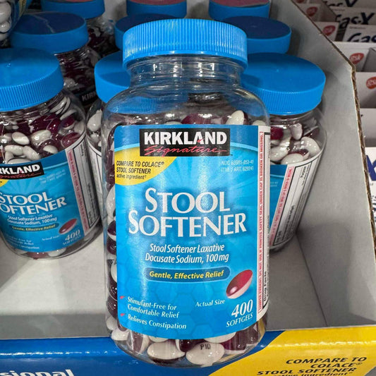 Kirkland Signature Stool Softener 400 Softgels