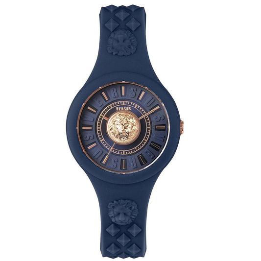 Versus Versace Fire Island Lion Silicone Watch, 39mm