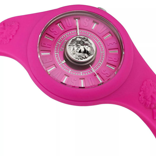 Versus Versace Fire Island Lion Silicone Watch, 39mm
