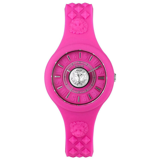 Versus Versace Fire Island Lion Silicone Watch, 39mm