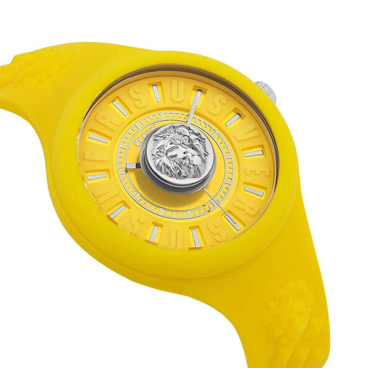 Versus Versace Fire Island Lion Silicone Watch, 39mm