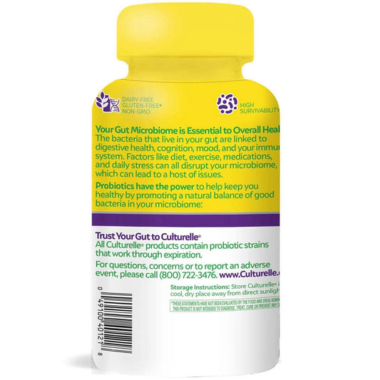 Culturelle Probiotic Prebiotic & Vitamin C Gummies, 120 ct