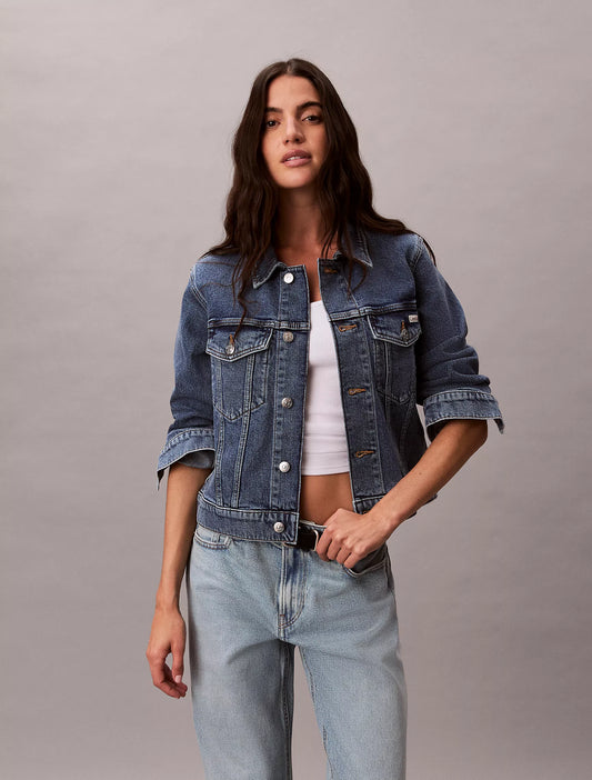 Calvin Klein Classic Trucker Jacket in "Bedford"