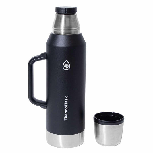 ThermoFlask 1.5 Liter Stainless Steel Insulated Thermal Bottle with Drinking Cup Lid