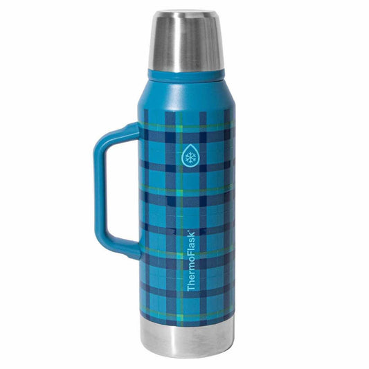 ThermoFlask 1.5 Liter Stainless Steel Insulated Thermal Bottle with Drinking Cup Lid