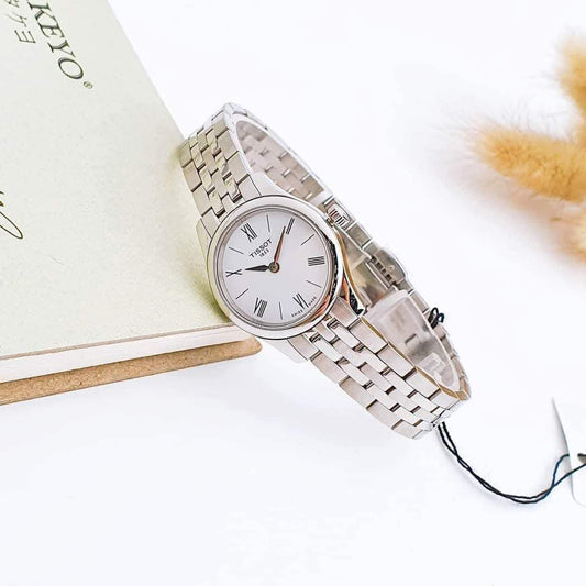 Tissot Tradition Thin White Dial Ladies Watch (T0630091101800)