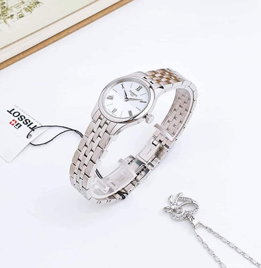 Tissot Tradition Thin White Dial Ladies Watch (T0630091101800)