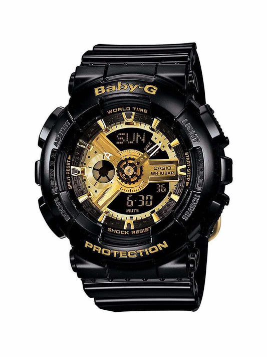 Casio Baby G Black Resin Ladies Watch ()