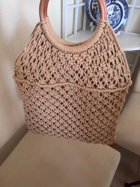 Small Woven Beach Bag