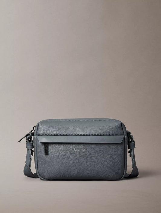 Calvin Klein Pebbled Camera Bag in Turbulence