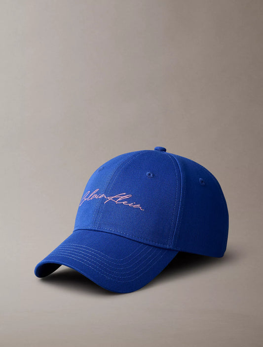 Calvin Klein Script Logo Baseball Cap