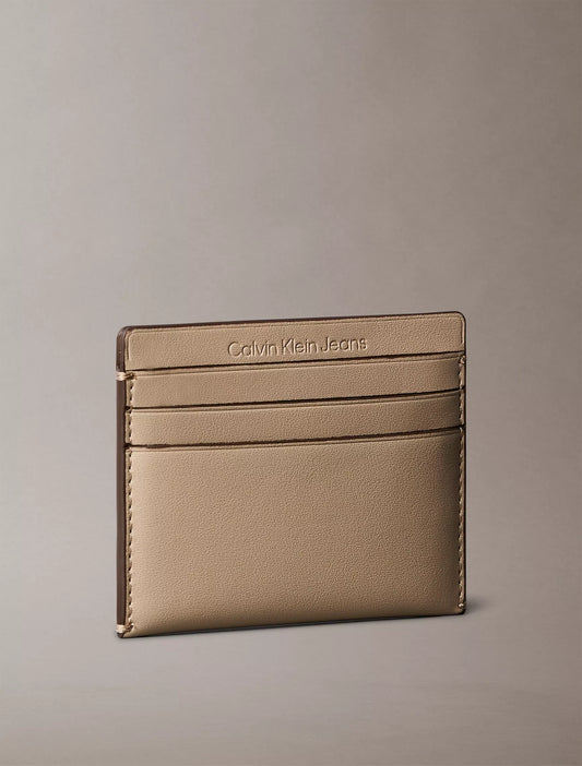 Calvin Klein Sculpted Impression Card Case - Crockery