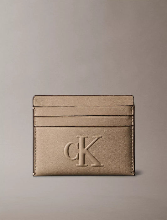 Calvin Klein Sculpted Impression Card Case - Crockery