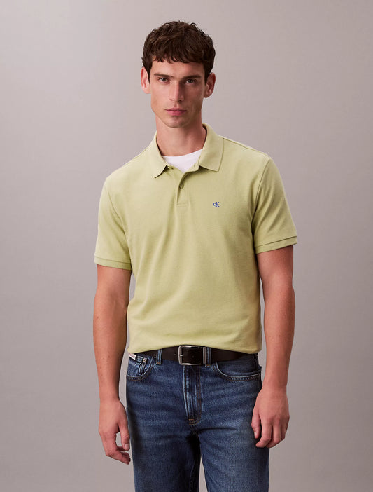 Calvin Klein Cotton Pique Classic Polo Shirt | Winter Pear