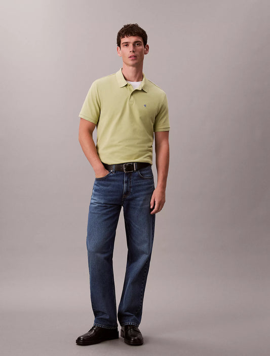Calvin Klein Cotton Pique Classic Polo Shirt | Winter Pear