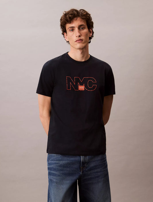 Calvin Klein NYC Outline Graphic Classic T-Shirt