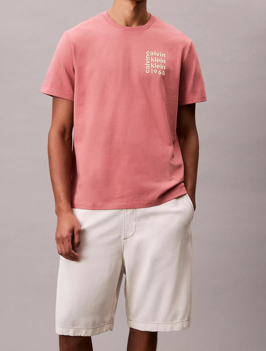 Calvin Klein Logo Square Graphic Relaxed T-Shirt
