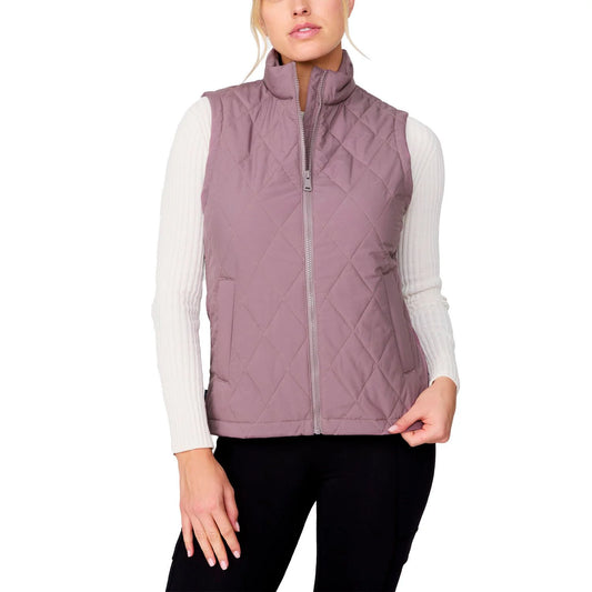 Free Country Women's Quilted Vest | Purple